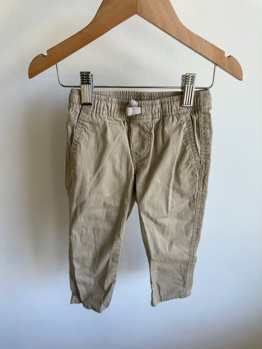 Tan Drawstring Slacks / 2T