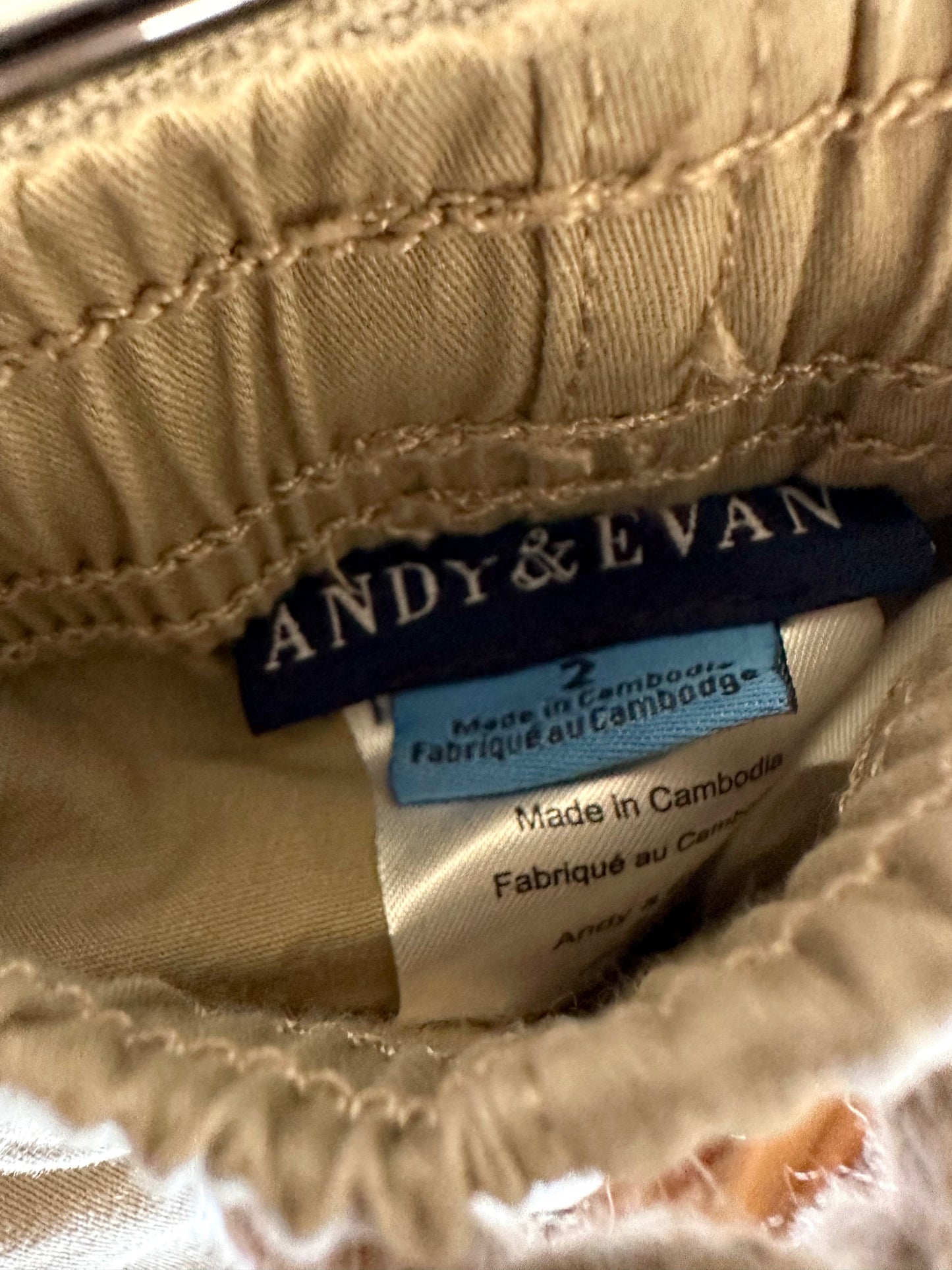 Tan Drawstring Slacks / 2T