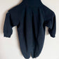 Navy Zippered Jumpsuit / 6-9m