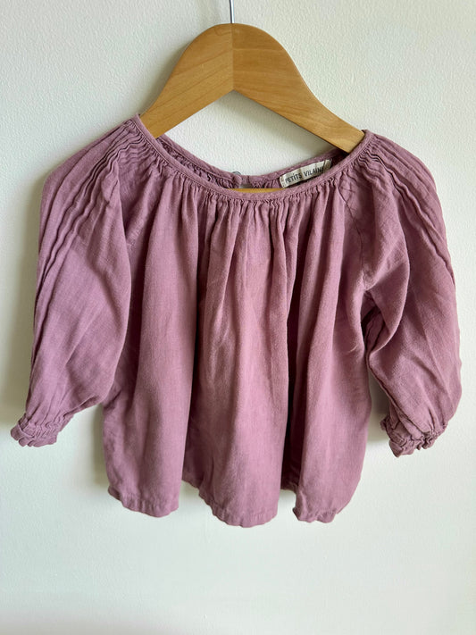 Fuchsia Billowy Top / 2-3T