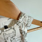 Organic Sleeveless White Animal Bodysuit / 3-6m