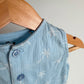 Palm Tree Blue Romper / 3-6m