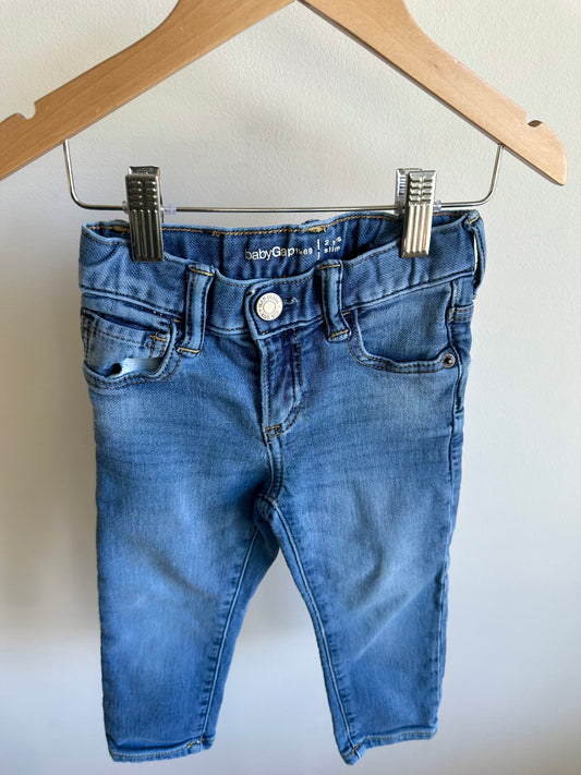 Gap Blue Jeans Adjustable Waist / 2T