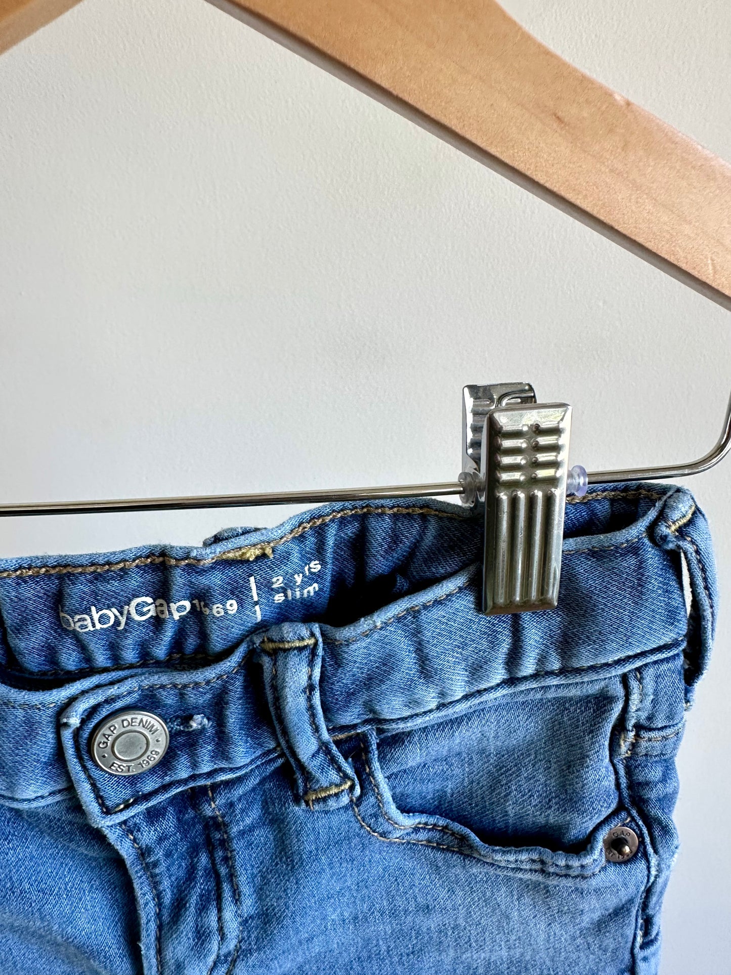 Gap Blue Jeans Adjustable Waist / 2T