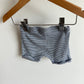 H&M Organic Cotton Striped Shorties / 6-9m