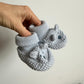 Knit Bear Booties / 0-3m