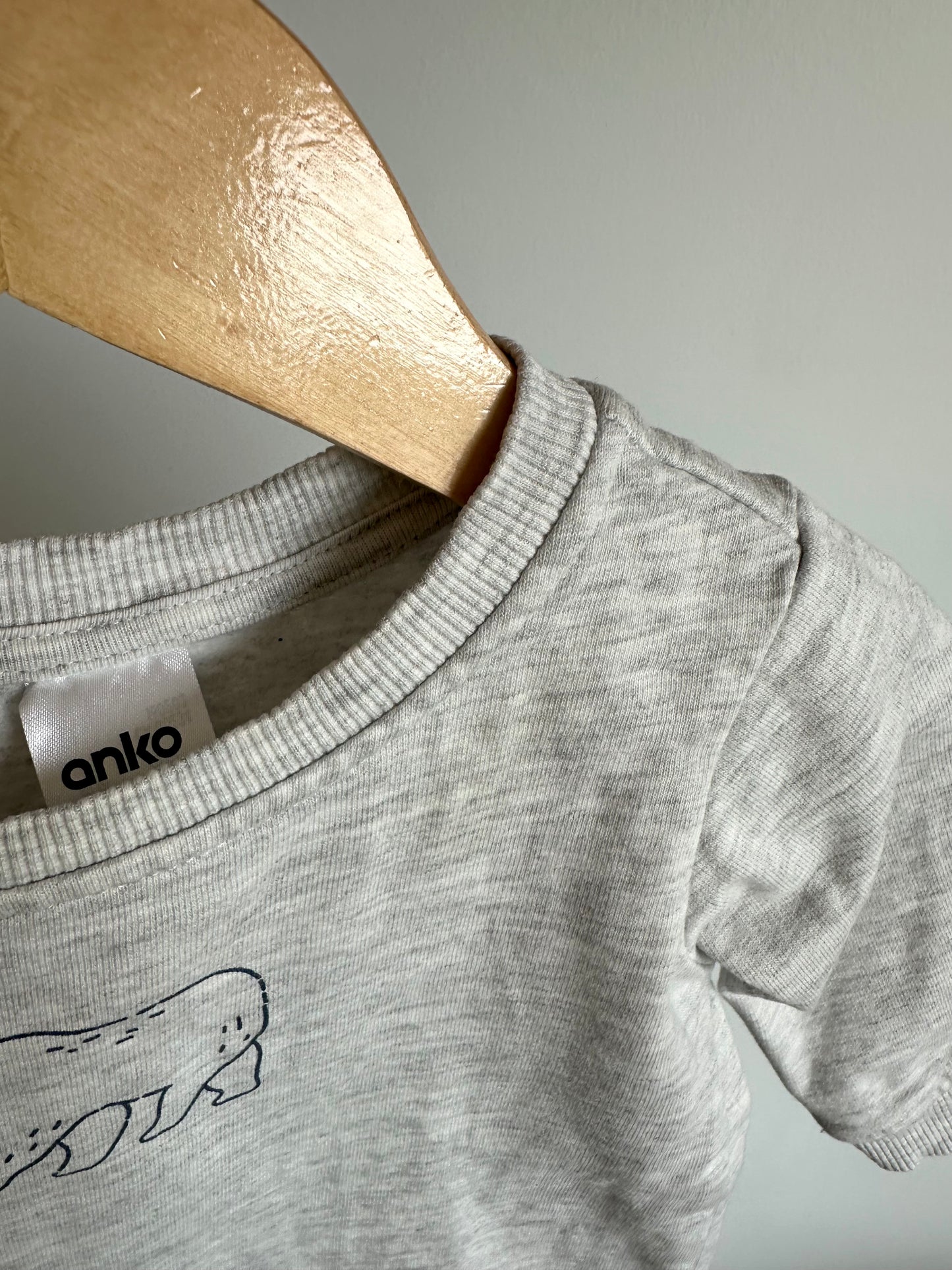 Grey Polar Bear Crewneck / 6-12m