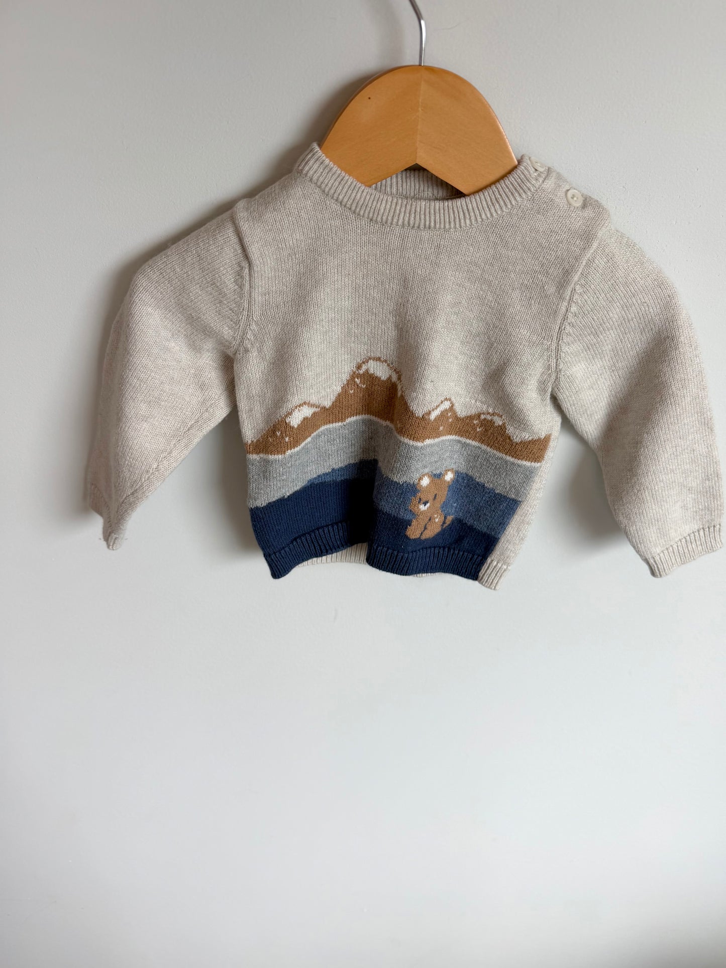 Mayoral Bear Sweater / 6-9m