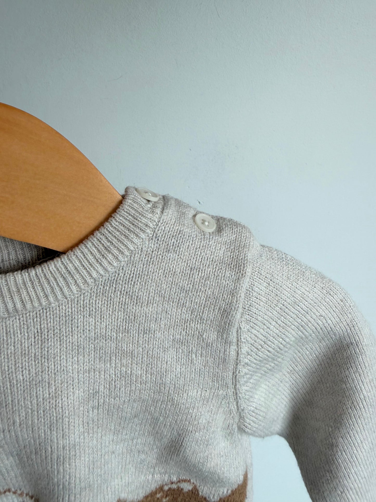 Mayoral Bear Sweater / 6-9m