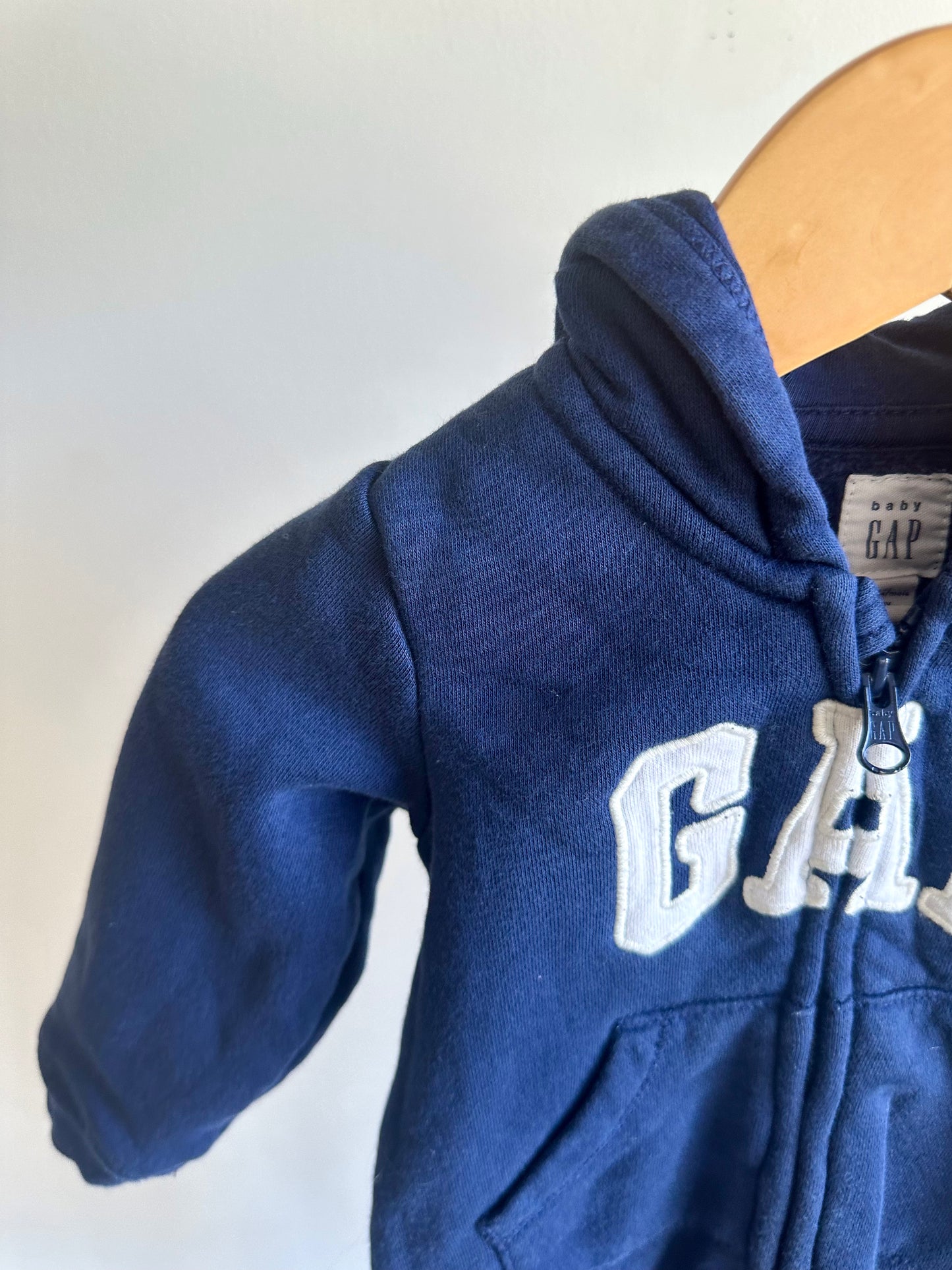 Gap Navy Hooded Jumpsuit / 6-12m