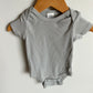 Blue Rib Bodysuit / 3-6m