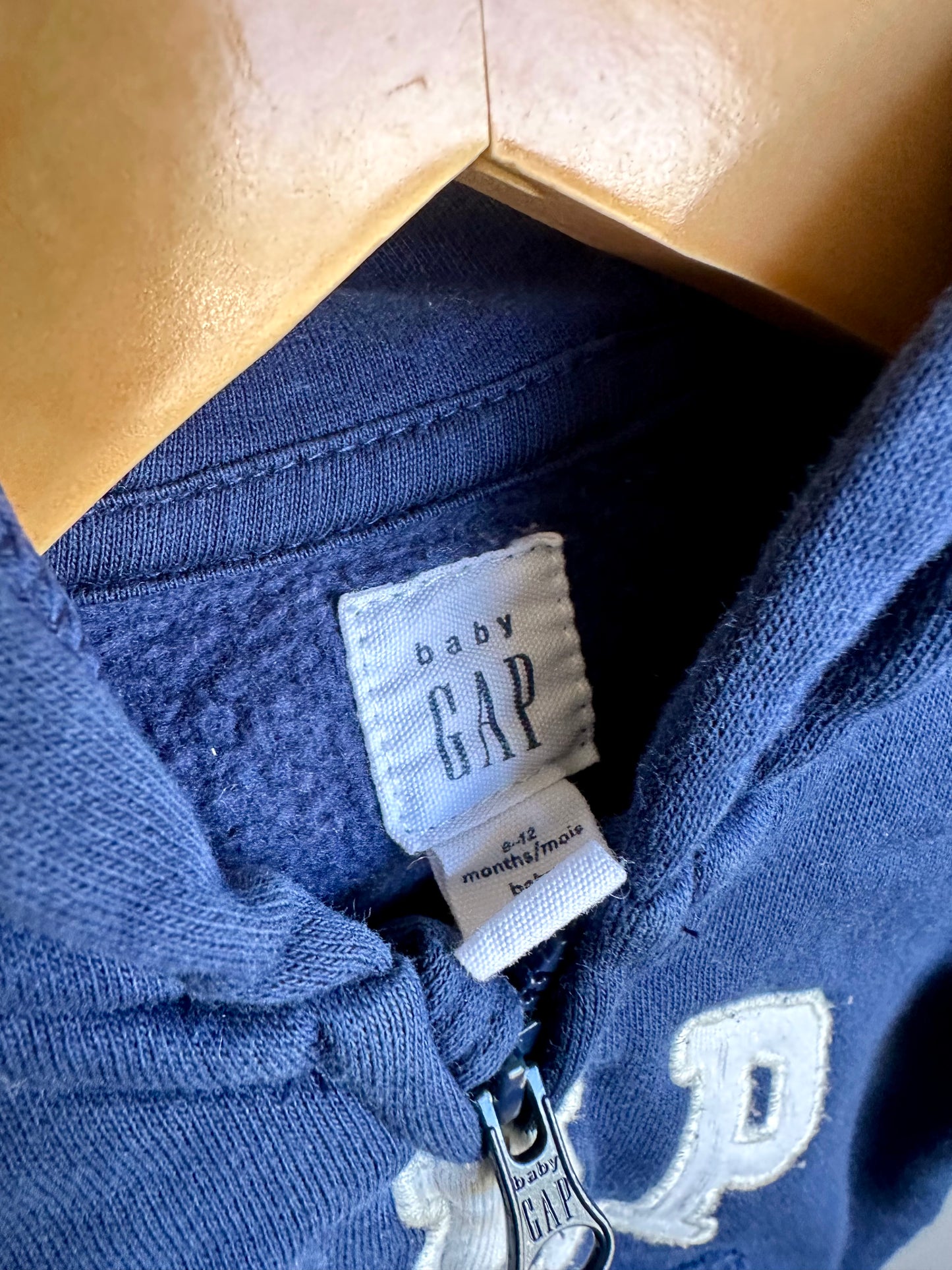 Gap Navy Hooded Jumpsuit / 6-12m
