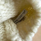Cream Toque with Pom Pom / 6-12m?