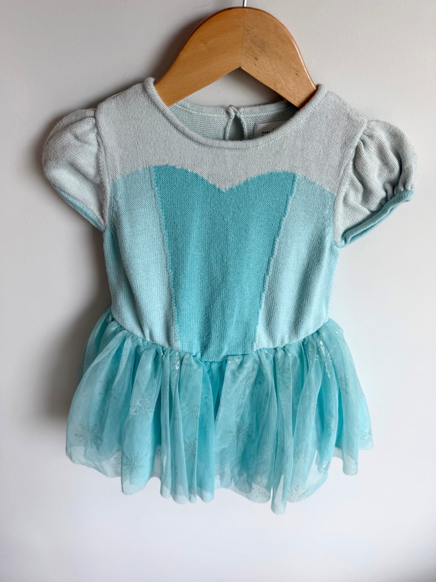 Gap Blue Knit Disney Dress / 18-24m