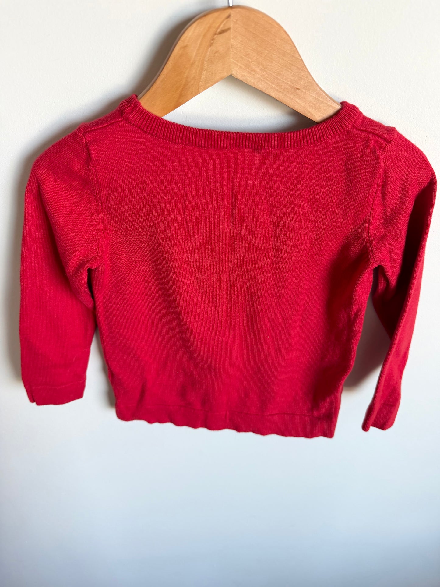 Red Heart Sequin Sweater (PLAY) / 2T
