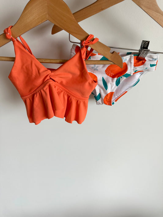 Cupshe Orange Orange 2 Piece Swimsuit / 2T