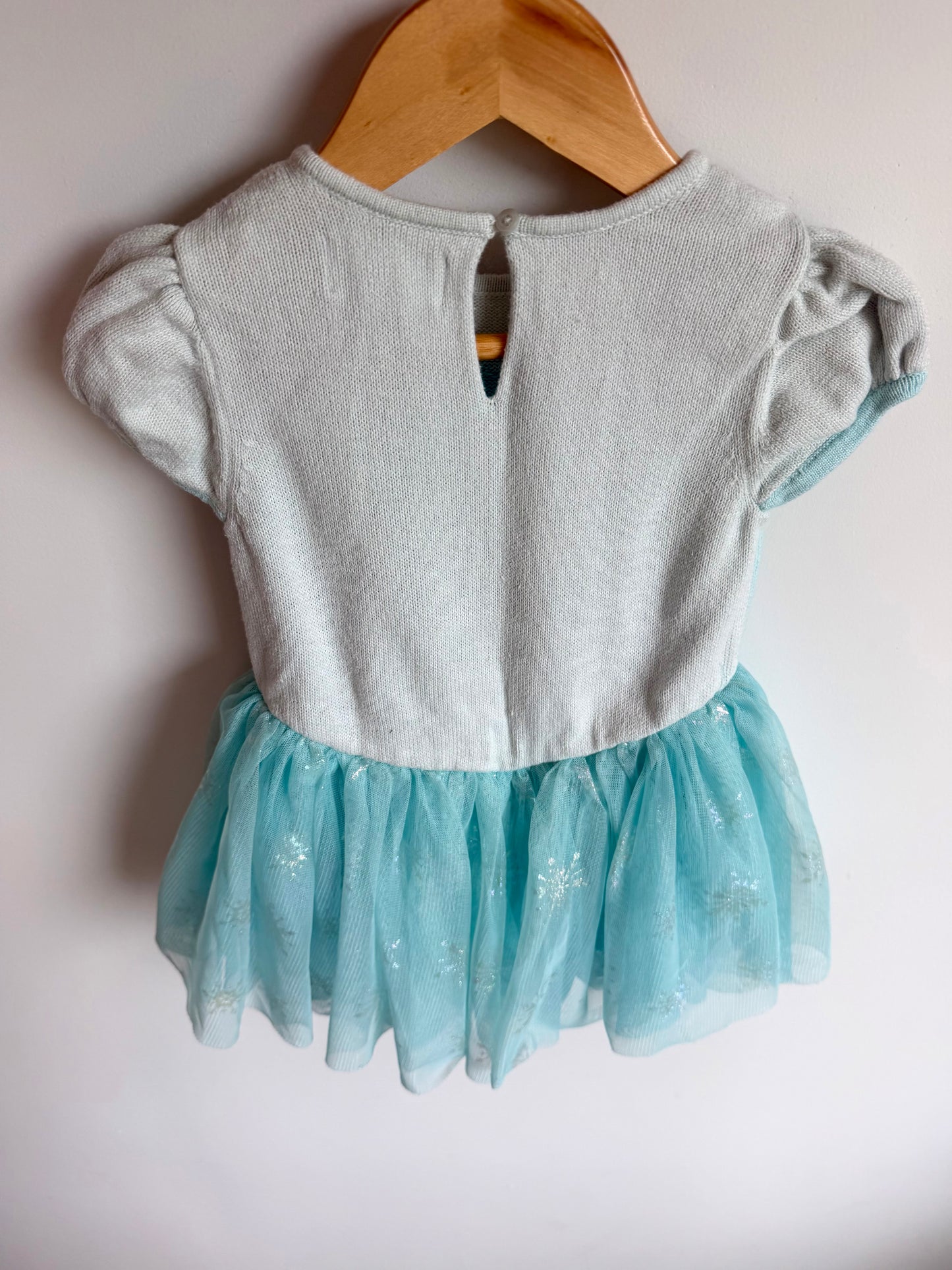 Gap Blue Knit Disney Dress / 18-24m