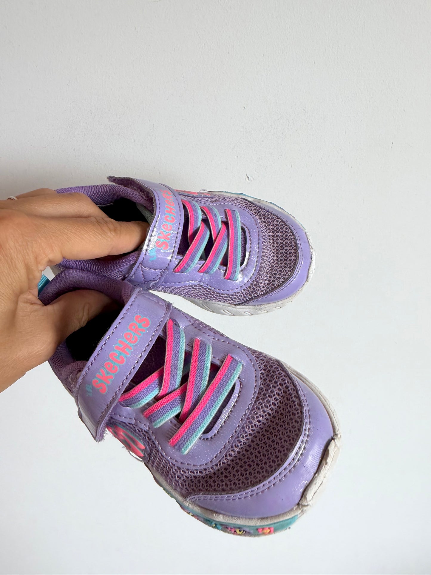 Purple Butterfly Shoes / Size 7 Toddler
