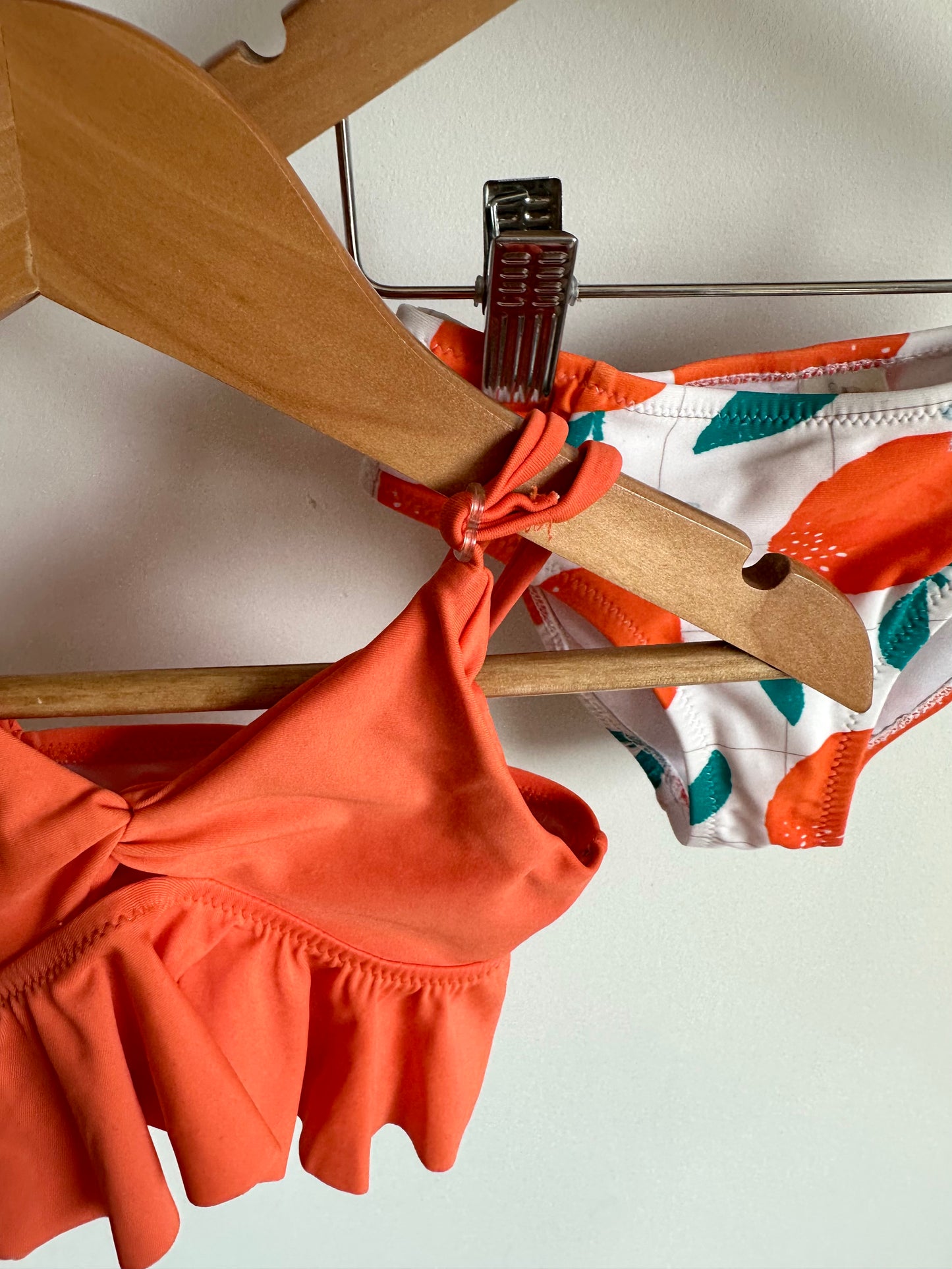 Cupshe Orange Orange 2 Piece Swimsuit / 2T