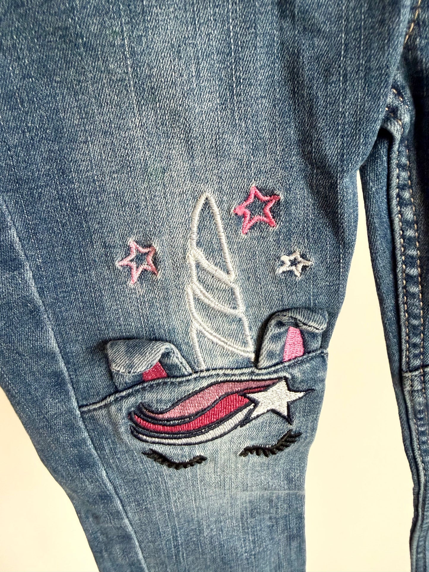Unicorn Denim Leggings / 2-3T