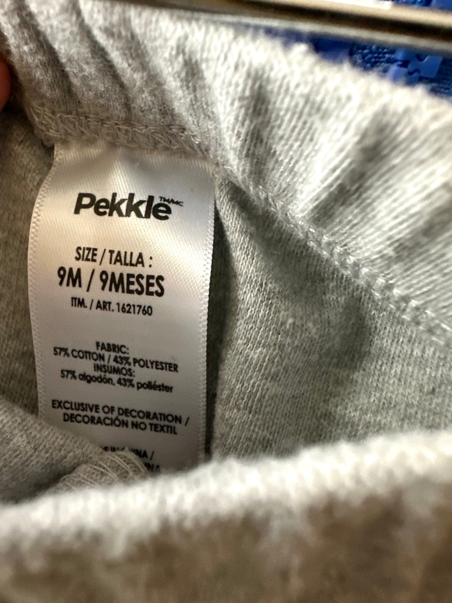 Pekkle Construction Bodysuit + 2 Pants Set / 9m