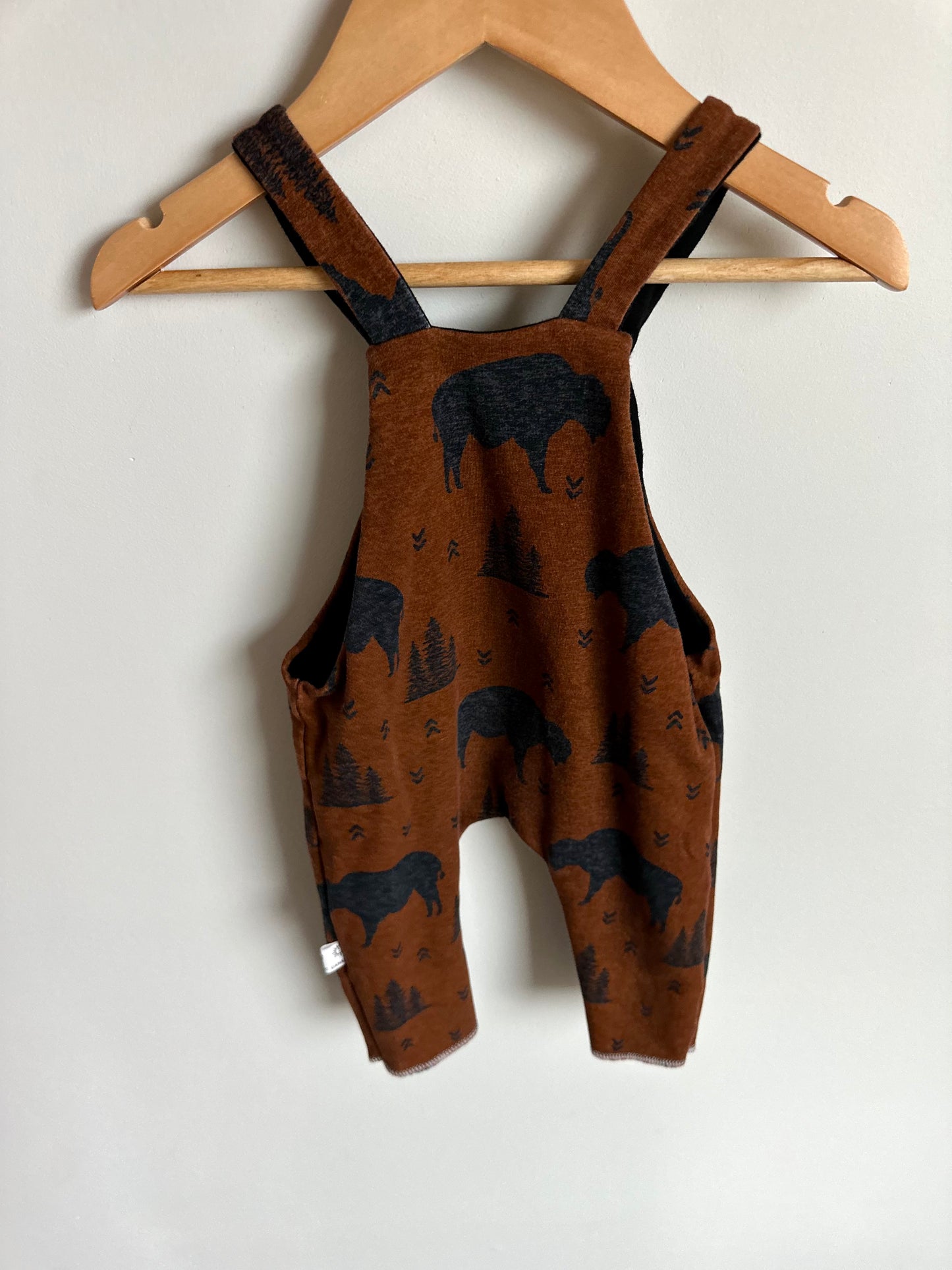 Kid-os' Bison Knotted Overalls / 3-6m