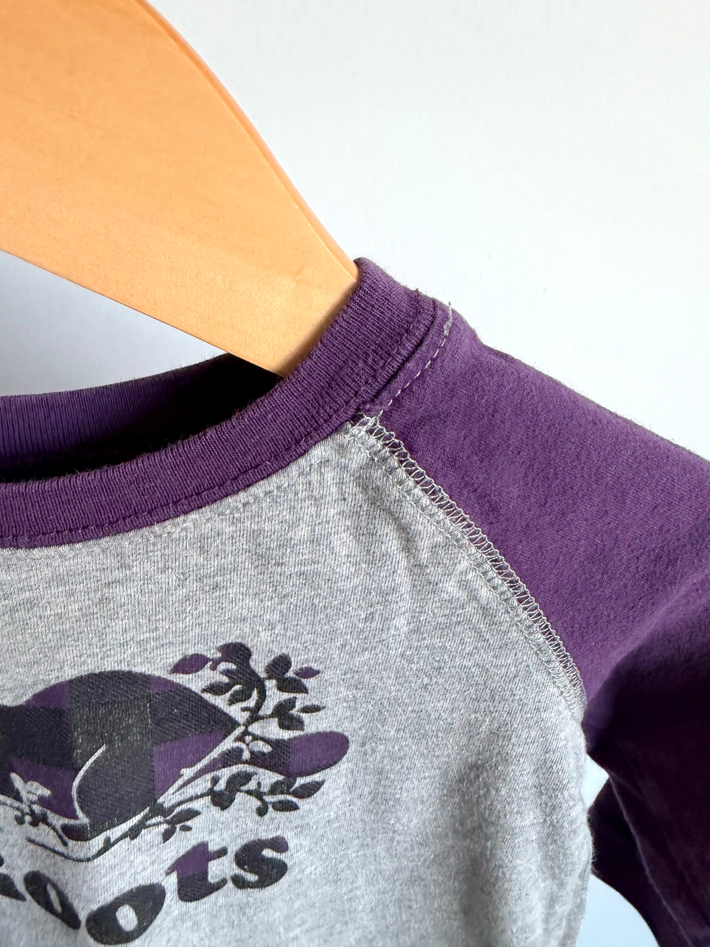 Roots Purple Sleeve Top / 6-12m