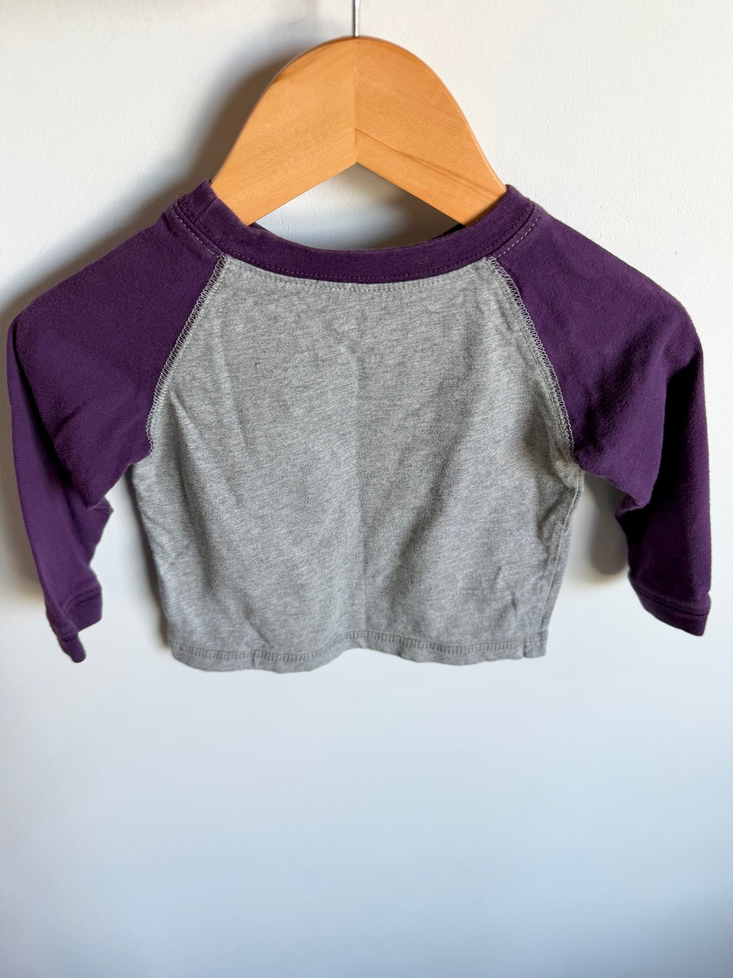 Roots Purple Sleeve Top / 6-12m