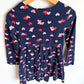 Navy Heart Dress / 5T