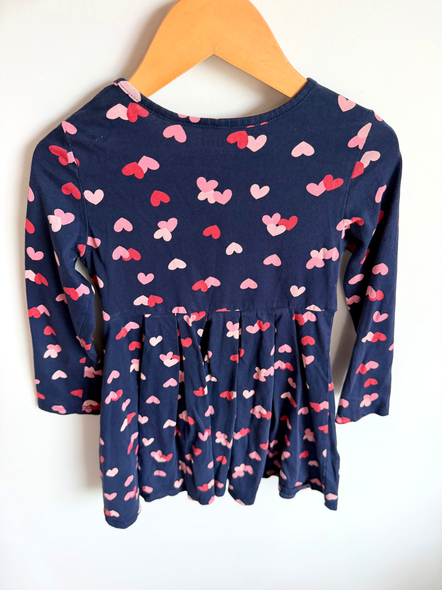 Navy Heart Dress / 5T