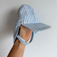 White Blue Striped Strap Hat (PLAY) / 3-6m