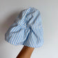 White Blue Striped Strap Hat (PLAY) / 3-6m