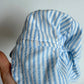 White Blue Striped Strap Hat (PLAY) / 3-6m