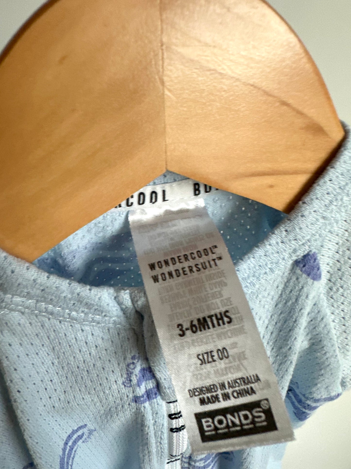 Bonds Wondercool Zip Sleeper / 3-6m