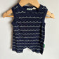 Parade Navy Waves Romper / 3-6m