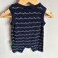 Parade Navy Waves Romper / 3-6m