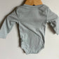 Blue Dino Long Sleeve Bodysuit / 3-6m