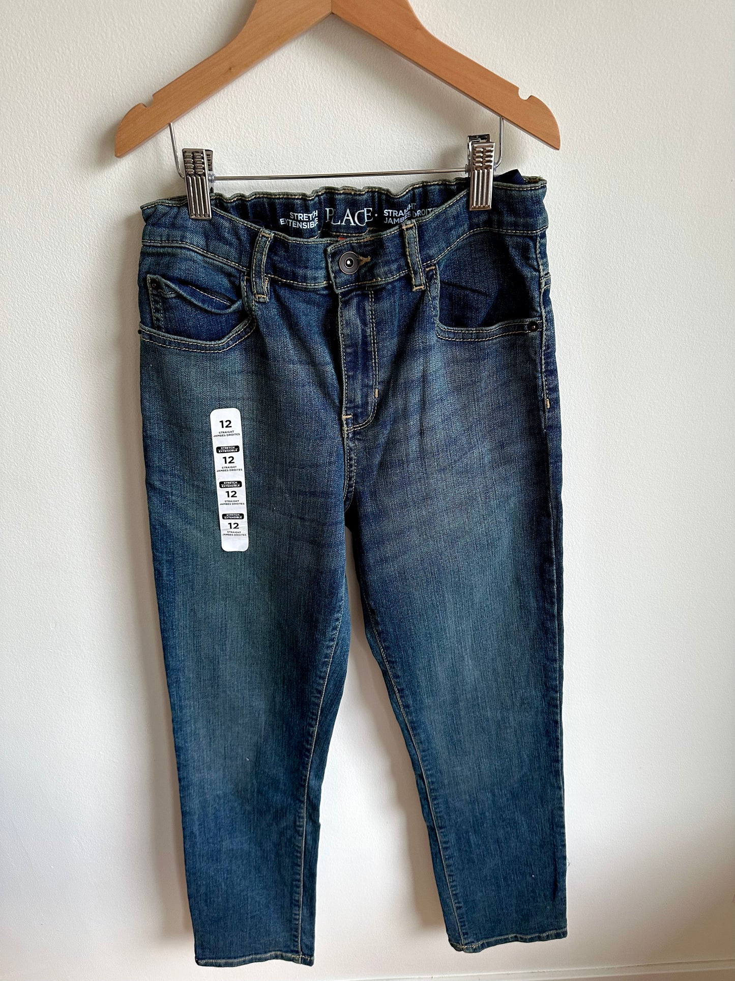 NEW Straight Stretch Jeans / 12 years