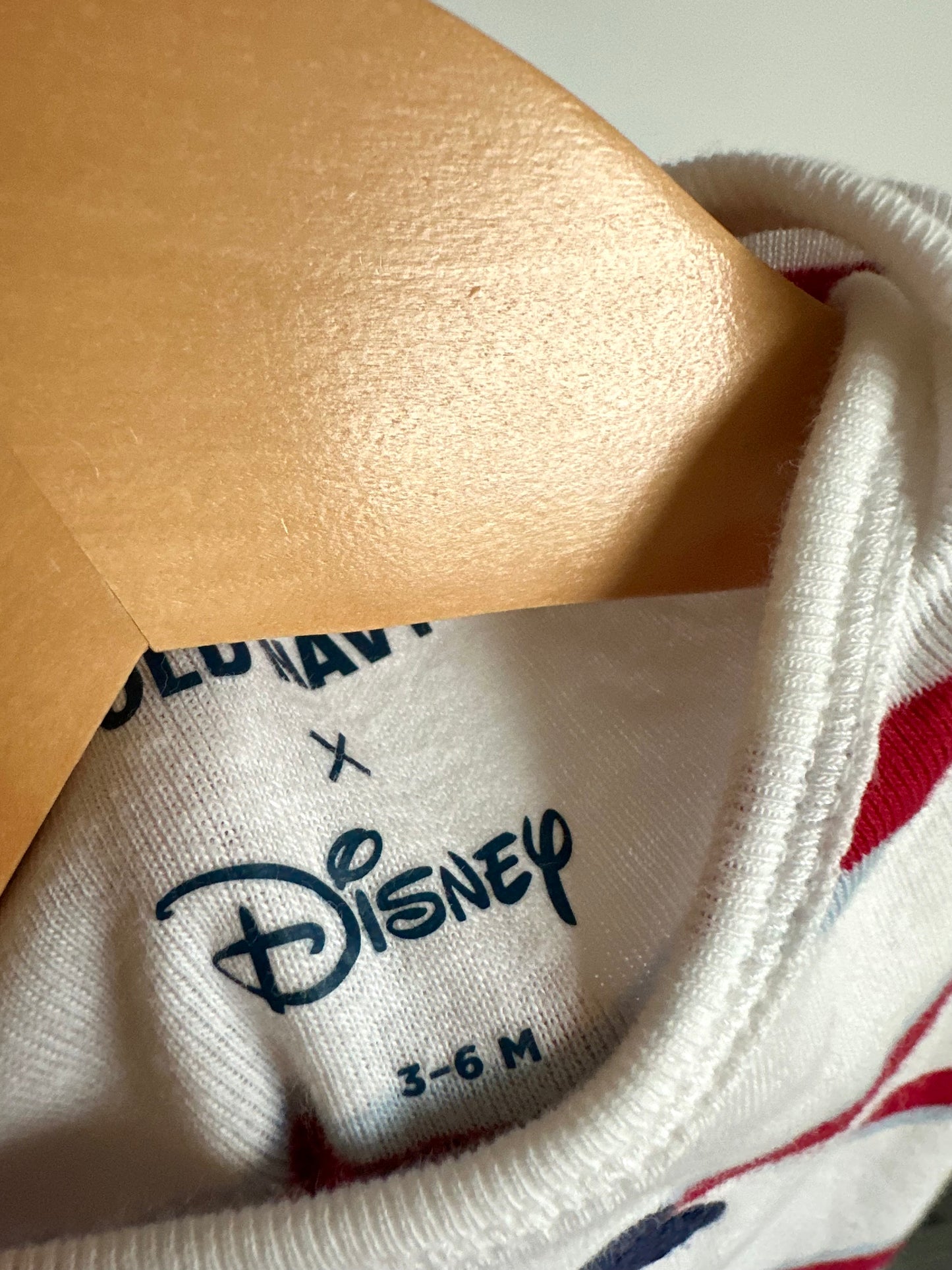 Mickey Mouse Striped Bodysuit / 3-6m