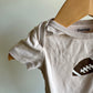 Football Cream Bodysuit / 18m
