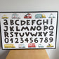 Alphabet Number Vehicle Canvas Picture (No Shipping)