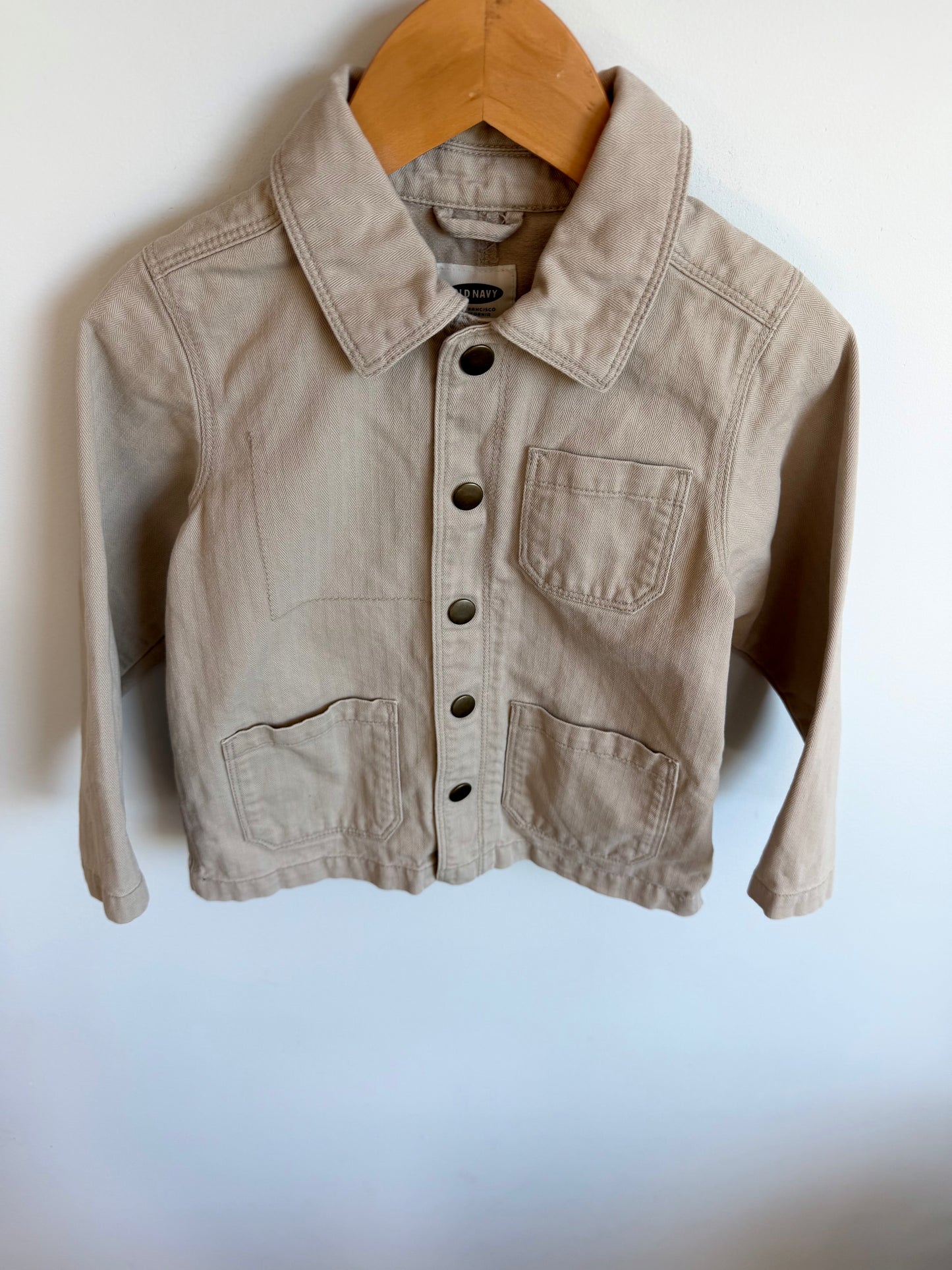 Tan Collared Coat / 3T