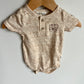 Organic Tan Tiger Bodysuit / 3-6m