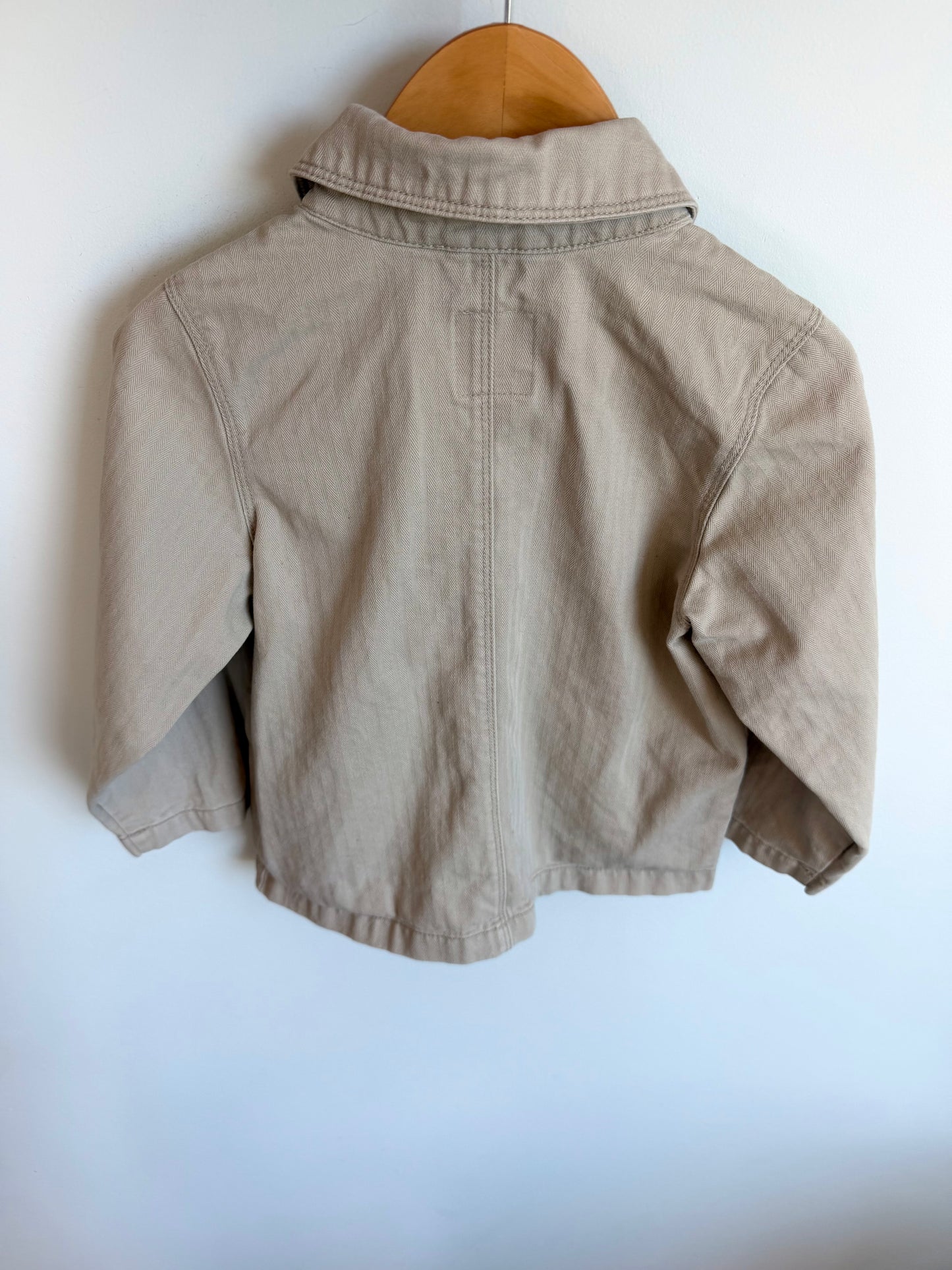 Tan Collared Coat / 3T