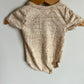 Organic Tan Tiger Bodysuit / 3-6m