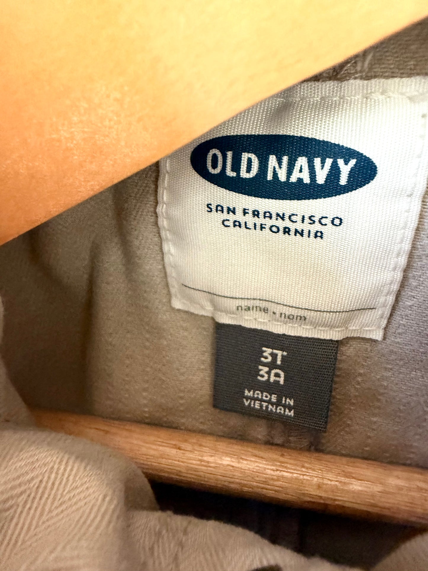 Tan Collared Coat / 3T