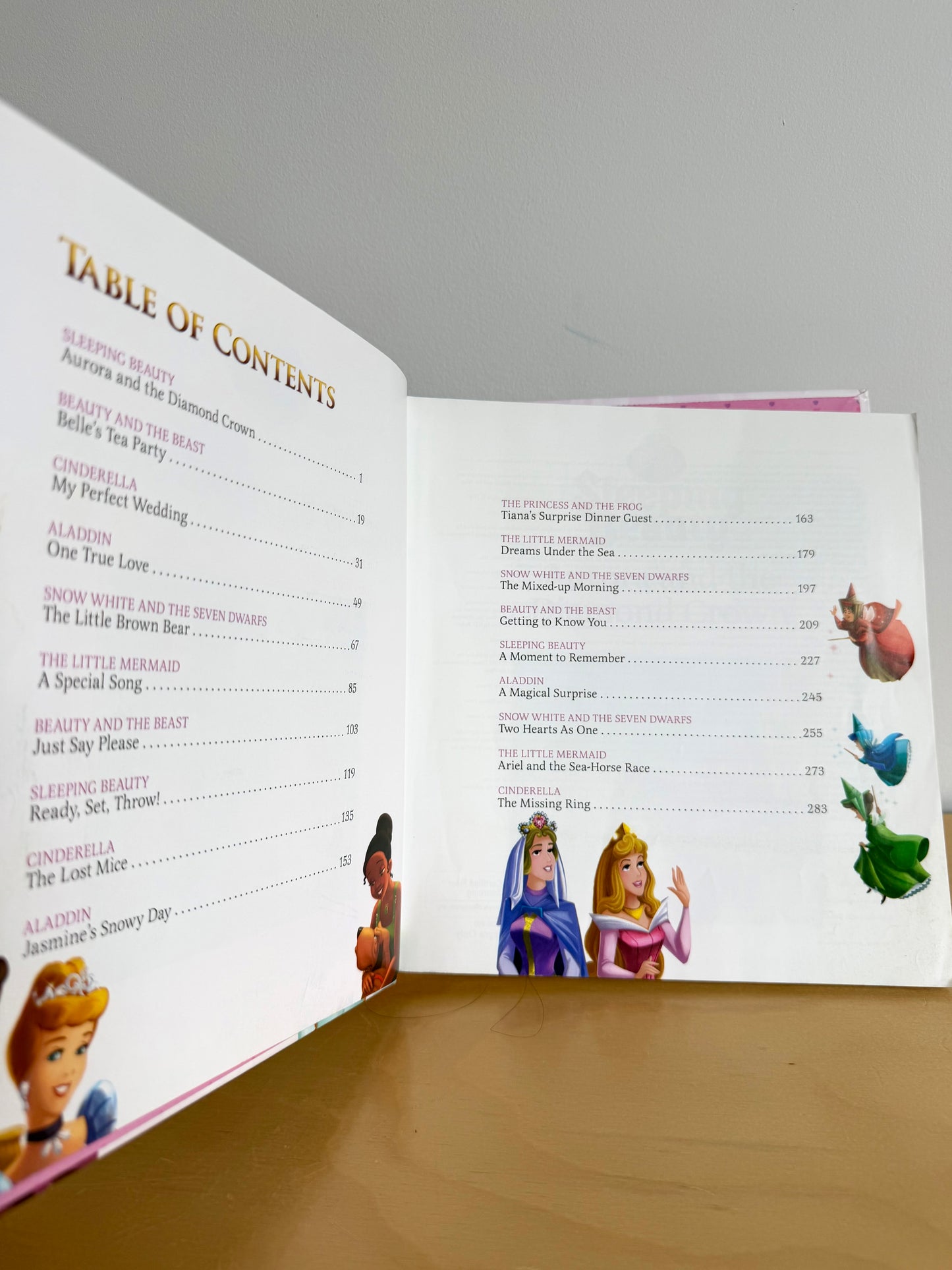 Large Disney Princess Bedtime Stories Hardcover Book (No Shipping) / 3-6 years