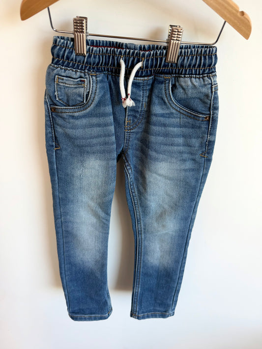 Skinny Jeans with Functional Drawstring / 4T