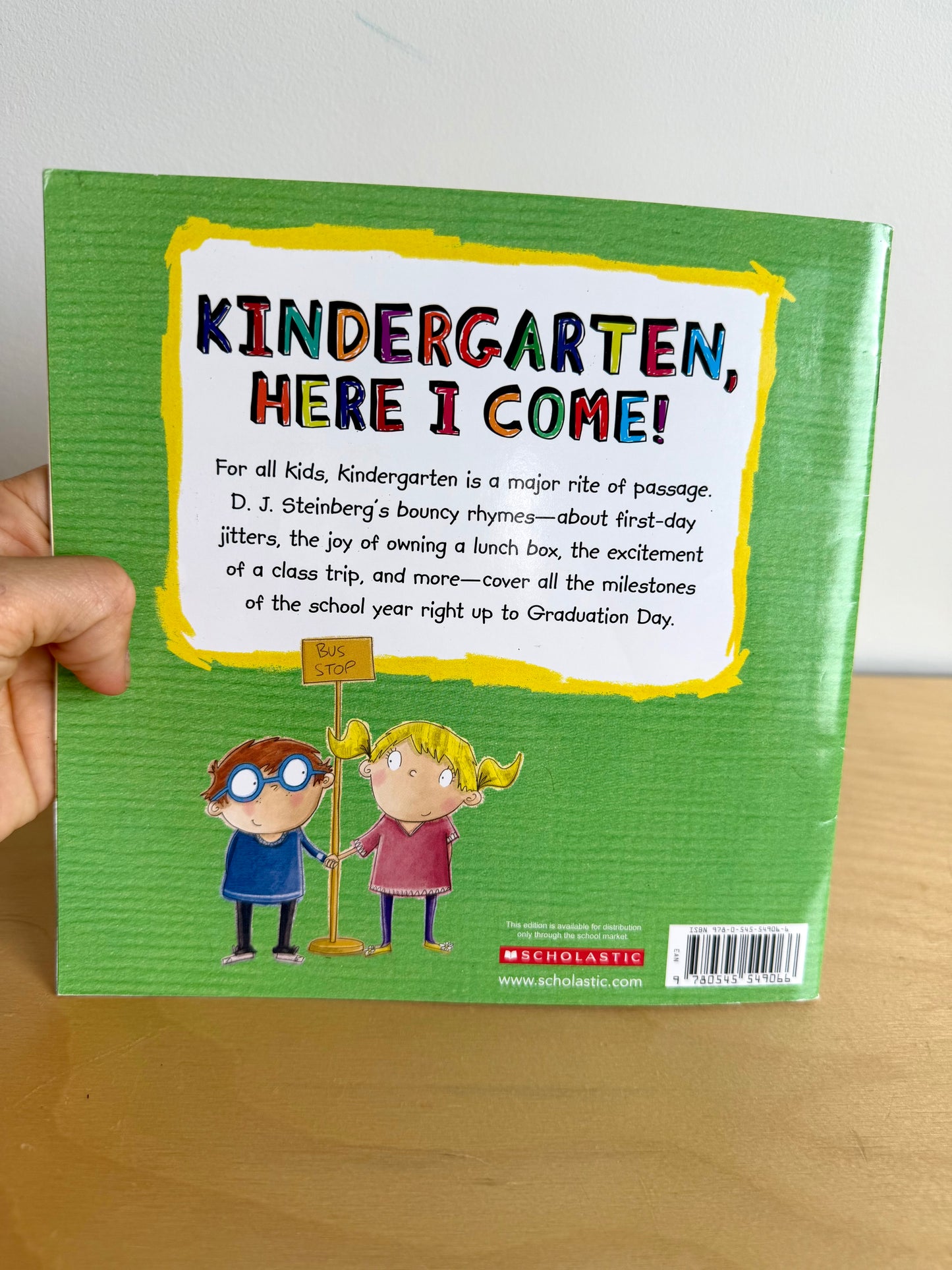 Kindergarten, Here I Come! Softcover Book / 3-5 years