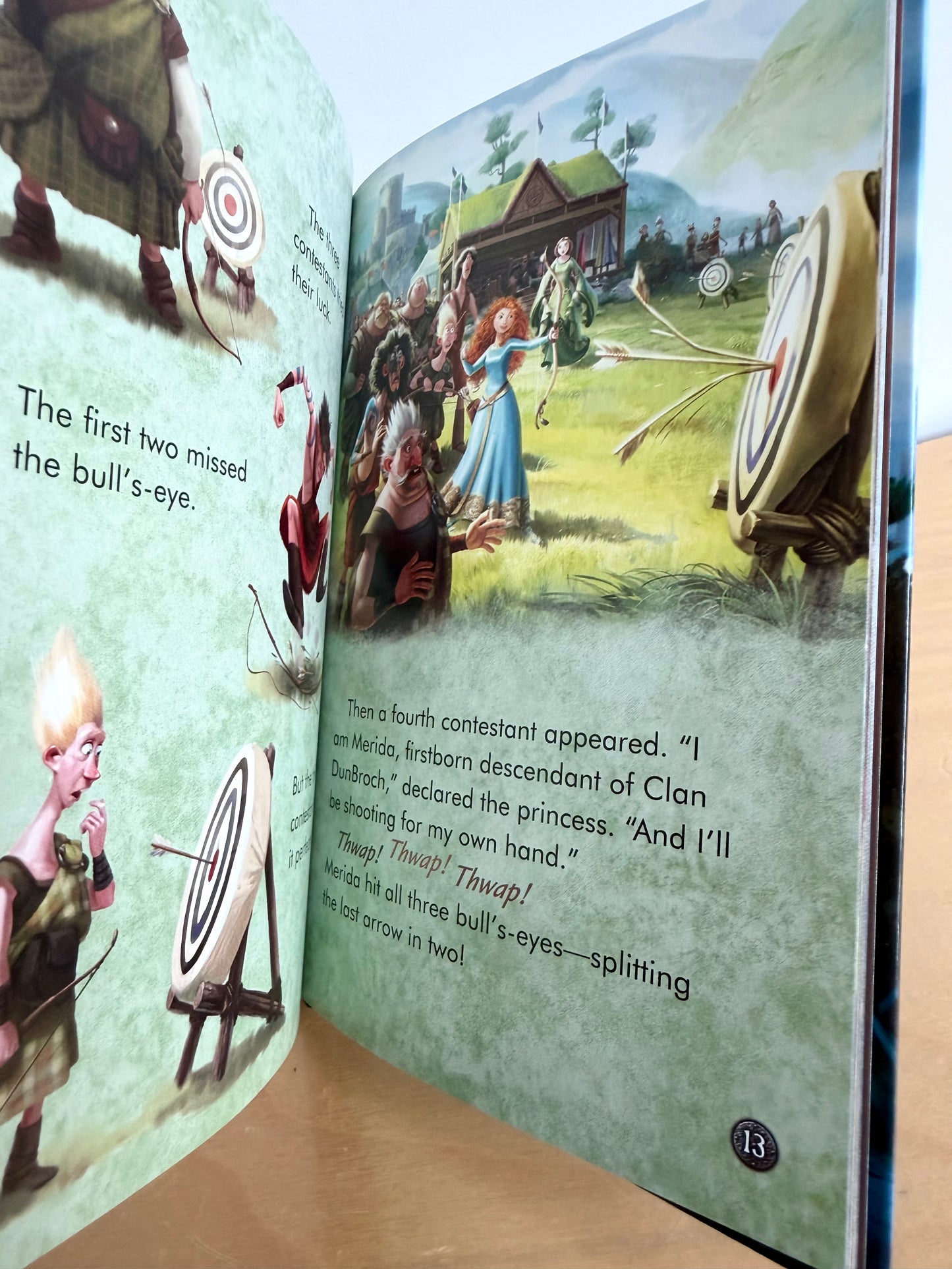 Disney Brave Hardcover Book / 3-5 years